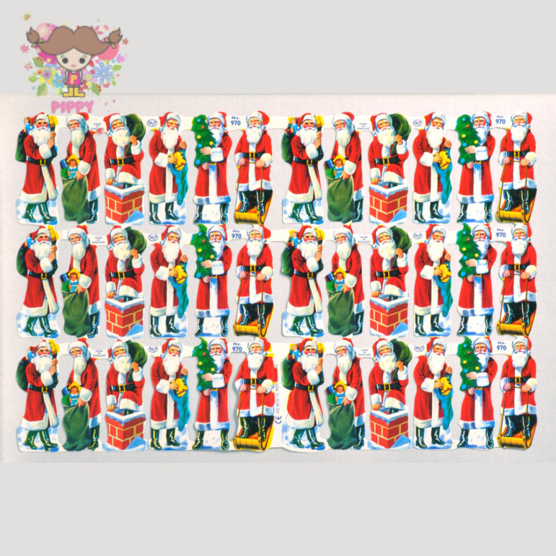 Mamelok glossy pictures - Scrap Sheet Christmas8